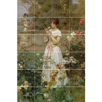 Ceramic tile mural - Rose of roses  Ceramic tile mural - Rose of roses