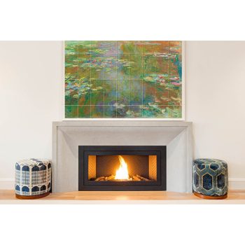 Csempekép mozaik - Claude Monet: Vízililiomok (60x45cm)