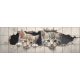 Mozaik csempe kukucskáló cicákkal