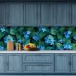 Kitchen tile with Forget-me-not pattern