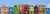 Ceramic tile mural - colorful houses 