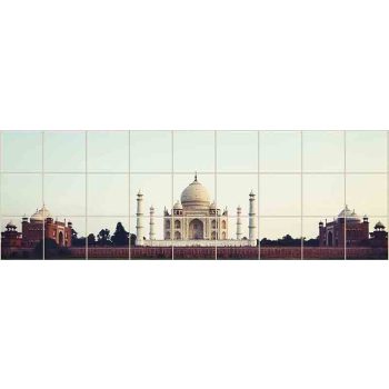 Tile mural - building - Taj Mahal II.