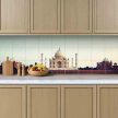 Tile mural - building - Taj Mahal II.