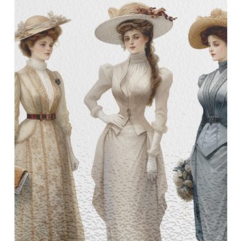 1900 fashion - kitchen set