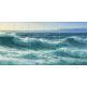 Ceramic tile mural - waves 