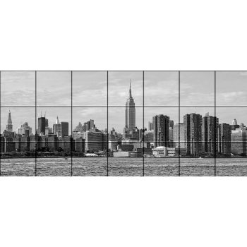 Ceramic tile mural - Skyscrapers  Ceramic tile mural - Skyscrapers