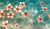 Floating plumeria flowers on clear water – tropical tile mural