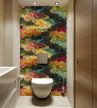 Ceramic tile mural - colorful oilpaint