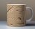 Egyptian hieroglyph mug