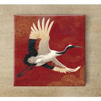 Ceramic tile mural - birds -blue tit 