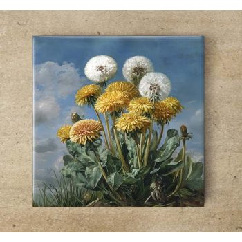 Dandelion - ceramic tile trivet