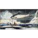 Fishing scene ceramic tile mural 
