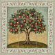 Ceramic tile mural - apple tree