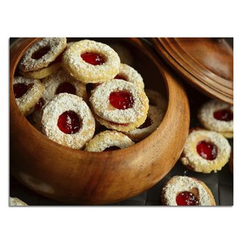 Ceramic tile mural - snowflake