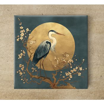 Ceramic tile mural - birds -blue tit 