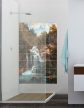 Ceramic tile mural - forest and waterfall 
