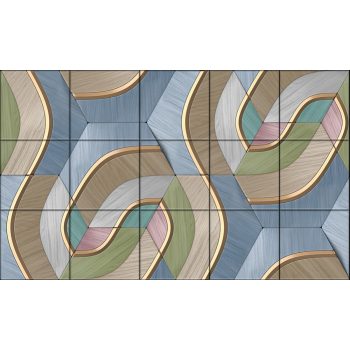 Ceramic tile mural - abstract tiles  Ceramic tile mural - abstract tiles