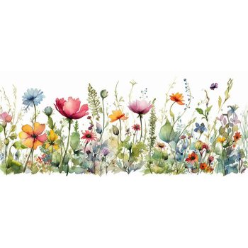 Vadvirág mintás bögre