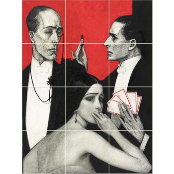 Ceramic tile mural - Danaides  Ceramic tile mural - Danaides