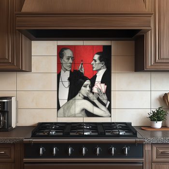 Ceramic tile mural - Danaides