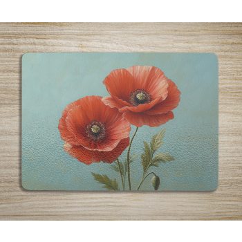 Cutting board - poppy