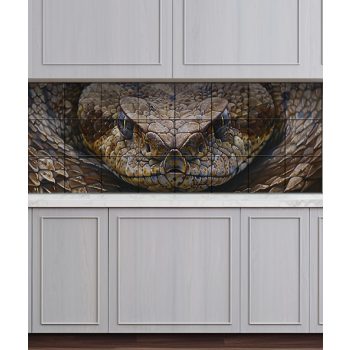 Ceramic tile mural - dolphin