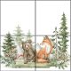 Ceramic tile mural - forest wildlife