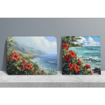 Caribbean view - kitchen set