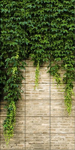 Ceramic tile mural - Ivy