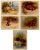 Tile mural - wildlife -set of 5 pcs 