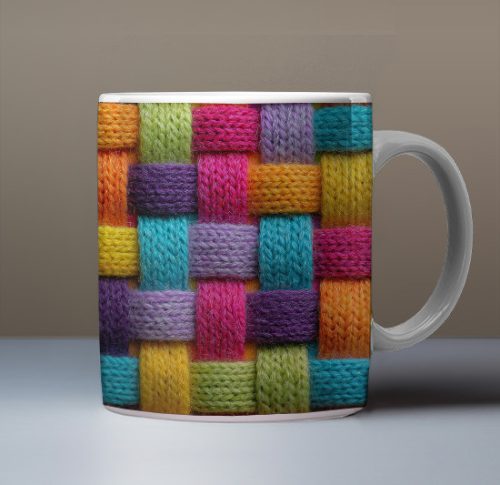 Colorfull yarn mug