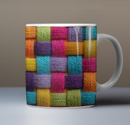 Colorfull yarn mug