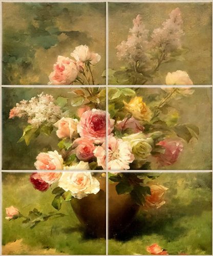 Tile mural - still life 1. 