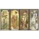 Ceramic tile mural - Mucha 