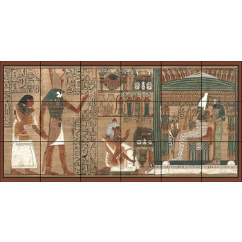 Tile mural - Egyptian -II.  Tile mural - Egyptian -II.