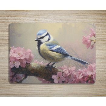 Cutting board - blue tit