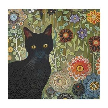 Cica mintás üveg vágódeszka