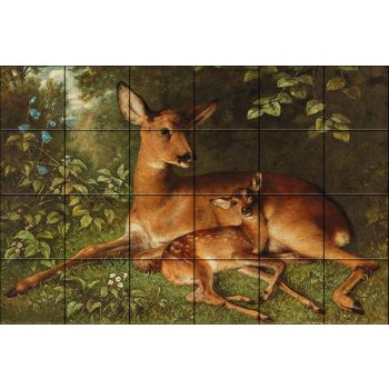 Tile mural - wildlife -Deer  Tile mural - wildlife -Deer
