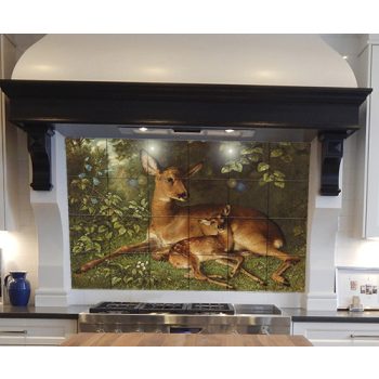 Tile mural - wildlife -Deer
