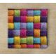 Knitted textile - ceramic tile trivet