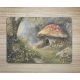 Cutting board - Mushroom cottage