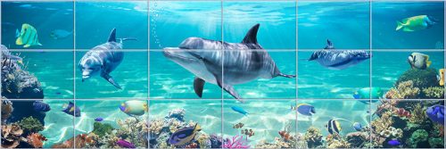 Delfines csempe