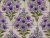 Lavender ceramic tile with purple flowers 
