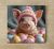Easter piglet - tile trivet