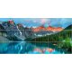 Tile mural - Alberta lake and mountains