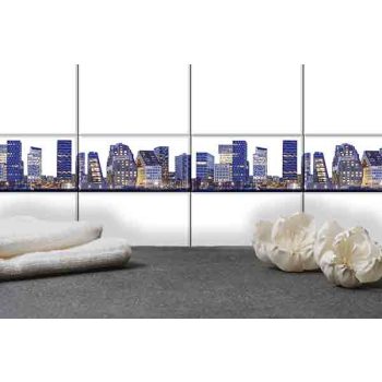 Cityscape - border tile (2 pcs)