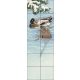 Ceramic tile mural - birds -herons -Japanese 