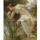 Ceramic tile mural - The iris 