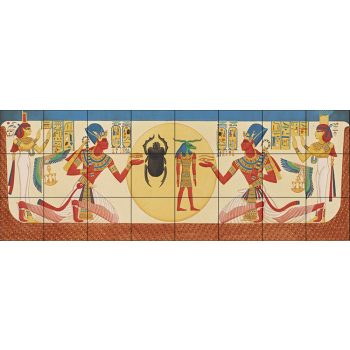 Tile mural - Egyptian -II.  Tile mural - Egyptian -II.