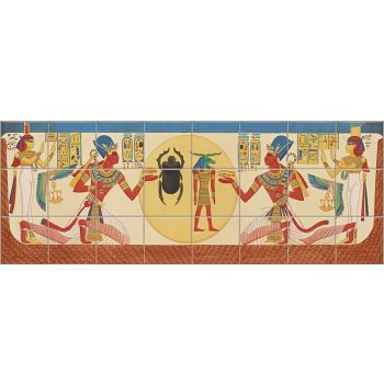 Tile mural - Egyptian -II.  Tile mural - Egyptian -II.
